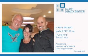 Return of Happy Patients with dental implants in Cancun!