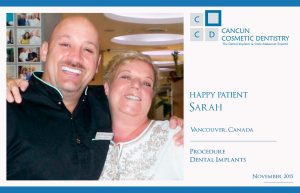 A new Happy Patient with Dental Implants in Cancun!