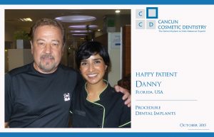 Happy Patient with Dental Implants in Cancun Cosmetic Dentistry