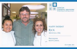 Another Happy Patient with our Dentists in Cancun! (Rick)